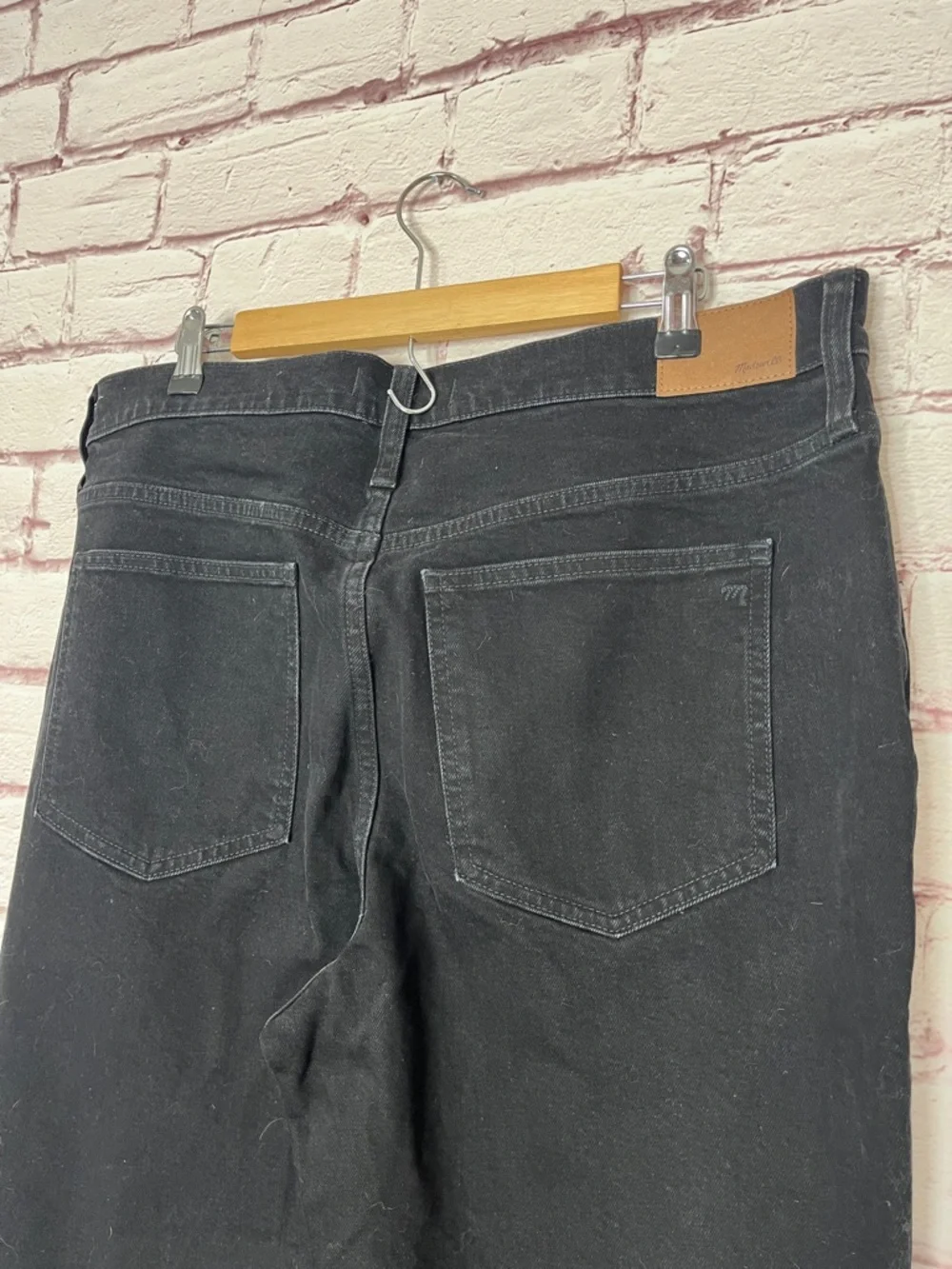 Madewell Black The Perfect Vintage Flare Jean in Sherborn Wash Size 32 Like New